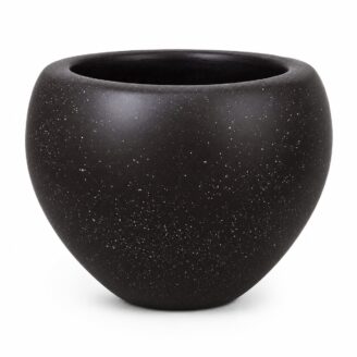 Premium Brown Speckled Fiberglass Planter Pot - Luxury Galaxy Finish FRP Flower Pot for Indoor & Outdoor Decor