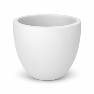 Premium Egg Shape Fiberglass Planter Pot | Modern White FRP Flower Pot for Indoor & Outdoor Decor