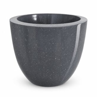 Premium Grey Speckled Fiberglass Planter Pot | Luxury Galaxy Finish FRP Flower Pot for Indoor & Outdoor Decor