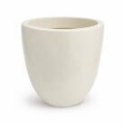 Premium Ivory White Fiberglass Planter Pot Modern Egg Shape FRP Flower Pot for Indoor & Outdoor Decor (10)