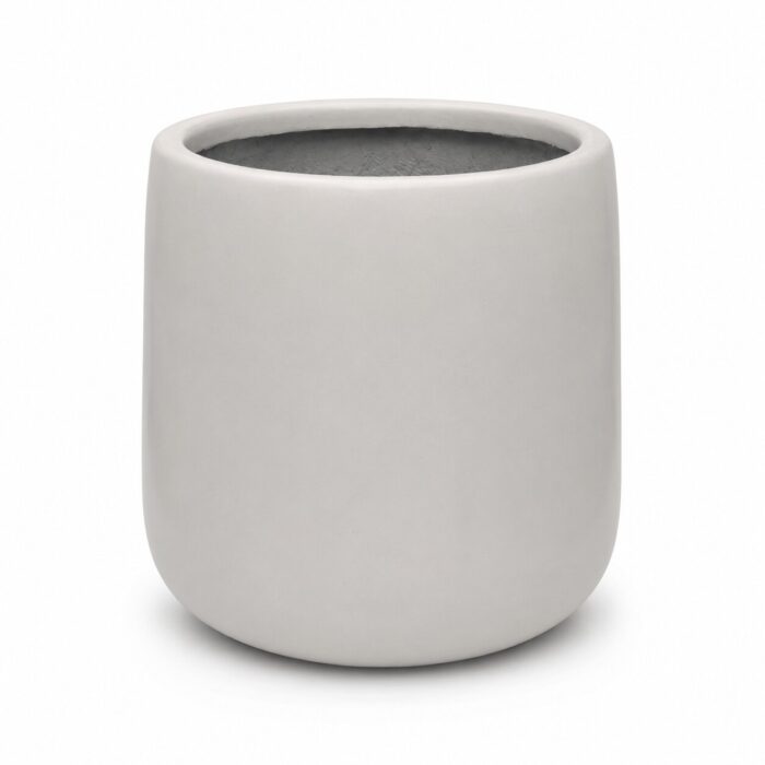 Premium Round White Fiberglass Planter Modern Cylindrical FRP Designer Pot (1) Premium Round White Fiberglass Planter Modern Cylindrical FRP Designer Pot (1)